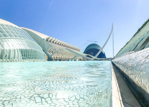 Valencia Espanha Setembro Cidade Das Artes Ciências Área Setembro 2017 — Fotografia de Stock