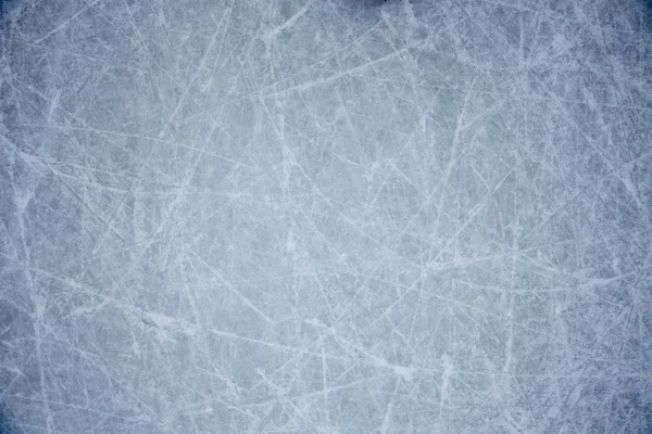 Eishintergrund Mit Spuren Aus Skating Und Hockey — Stockfoto