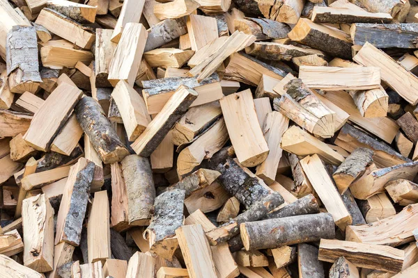 Firewood Background Chopped Firewood Stack — Stock Photo, Image