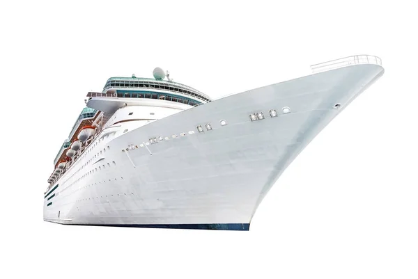 Cruise Ship Isolated White Background — Stock Photo, Image