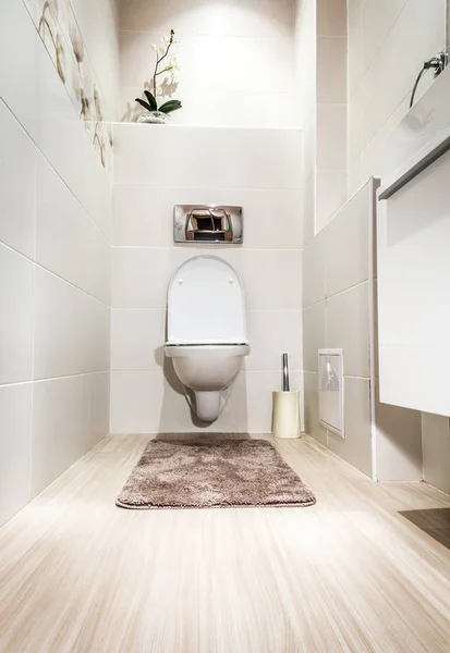 Banyo tuvalet modern tarzı ile — Stok fotoğraf