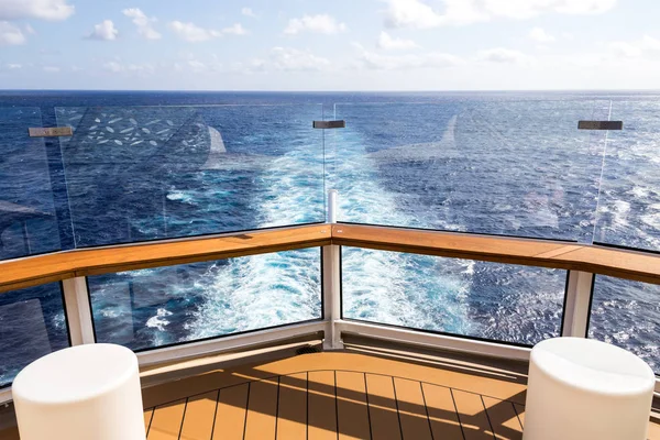 Deck of cruise ship — Stock Photo, Image