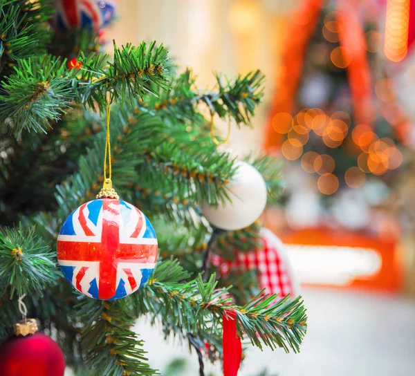 British style christmas tree — Stock Photo, Image