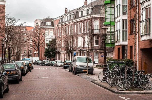 Амстердам Нидерланды Марта Улицы Города Марта 2014 Года Амстердаме — стоковое фото
