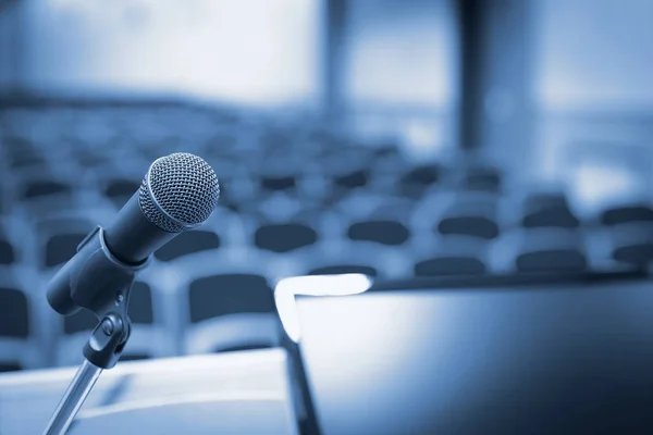 Rostrum in conference hall — Stock Photo, Image