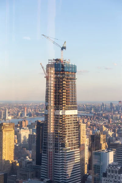 New york, USA - May 17, 2019: Skyscrapper construction in New York City USA — Stock Photo, Image