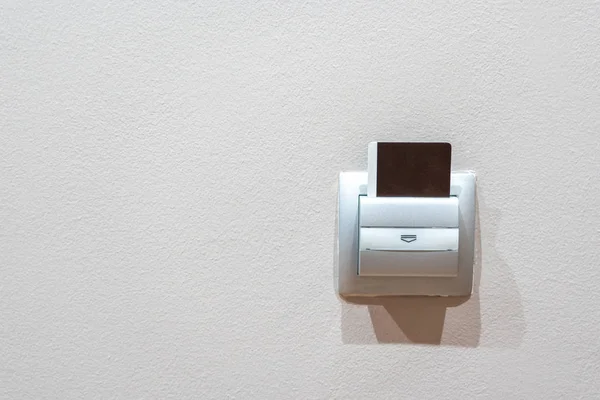 Otel odası taşıyıcısına giriş kartı.