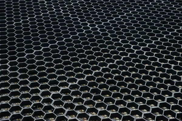 Geometric shape rubber cell pattern texture grid background — Stok fotoğraf