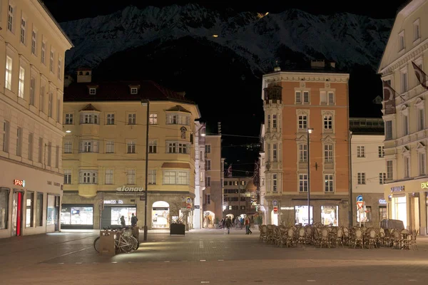 Innsbruck Avusturya Eski Bir Kasaba — Stok fotoğraf