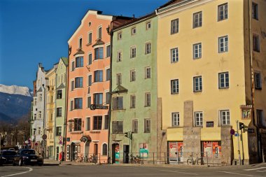 Innsbruck Avusturya şehir merkezinde