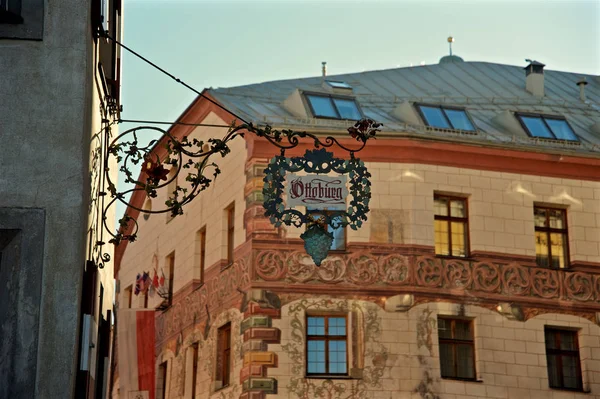 Innsbruck Austria Στην Περιοχή City Center — Φωτογραφία Αρχείου