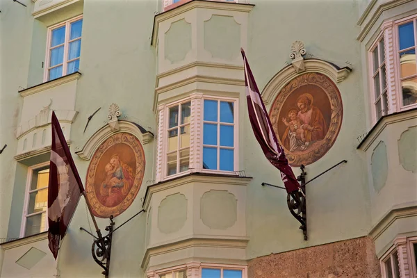 Innsbruck Áustria Área Centro Cidade — Fotografia de Stock