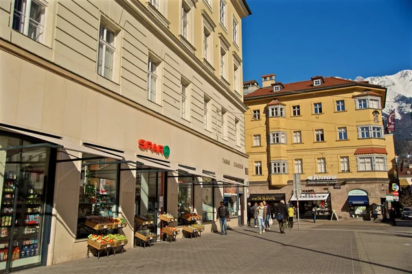 Innsbruck Austria Centro Ciudad — Foto de Stock