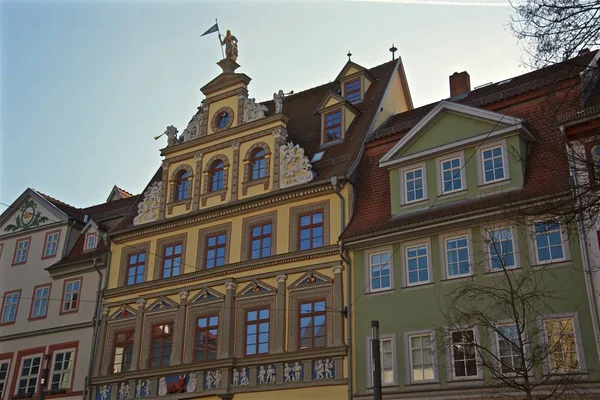 Mooie Historische Stad Erfurt Thüringen Duitsland — Stockfoto