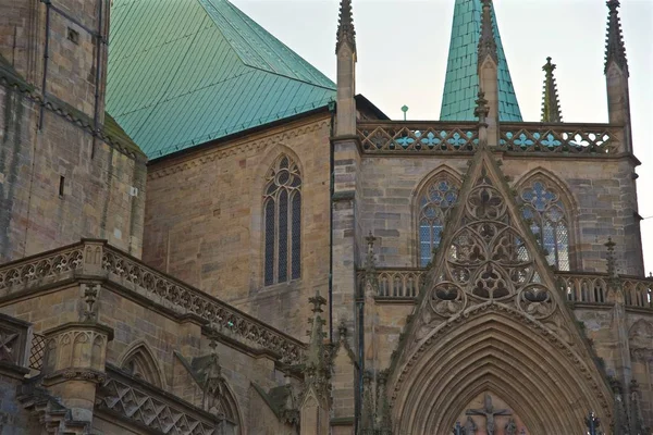 Hermosa Ciudad Histórica Erfurt Turingia Alemania —  Fotos de Stock