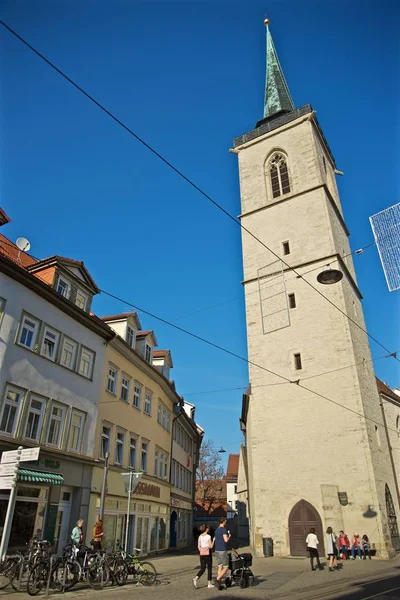 Krásné Historické Město Erfurt Durynsku Německo — Stock fotografie