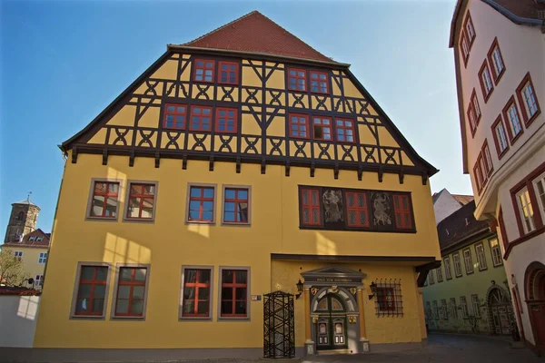 Прекрасне Історичне Місто Ерфурт Тюрингії Німеччина — стокове фото