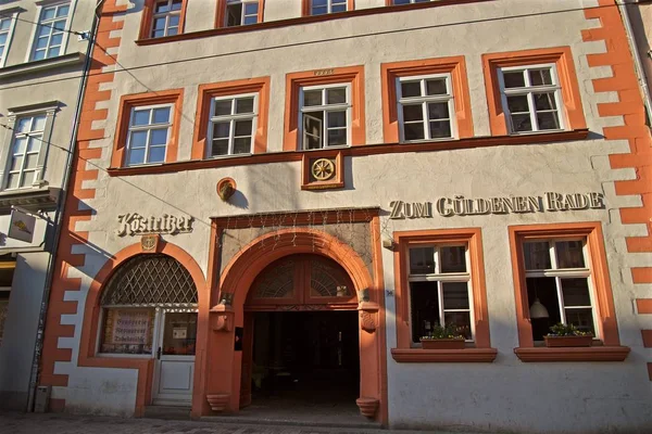 Gyönyörű Történelmi Város Erfurt Türingiában Németország — Stock Fotó