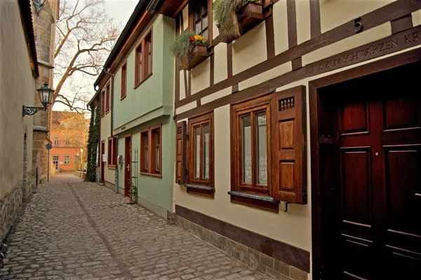 Beautiful Historic City Erfurt Thuringia Germany — Stock Photo, Image