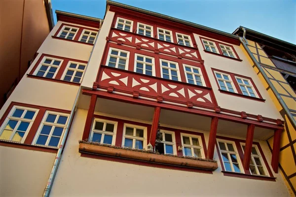 Krásné Historické Město Erfurt Durynsku Německo — Stock fotografie