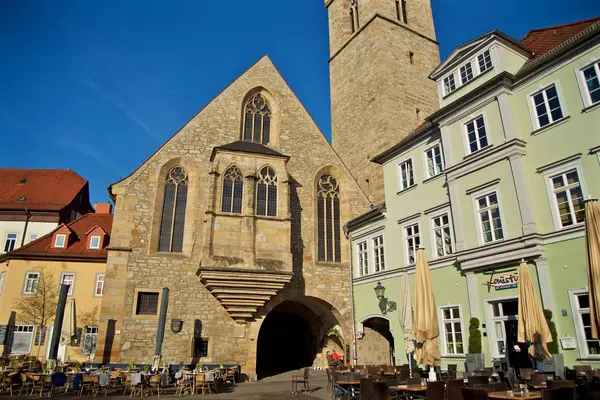 Krásné Historické Město Erfurt Durynsku Německo — Stock fotografie