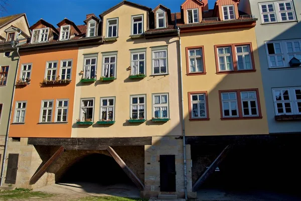 Beautiful Historic City Erfurt Thuringia Germany — Stock Photo, Image