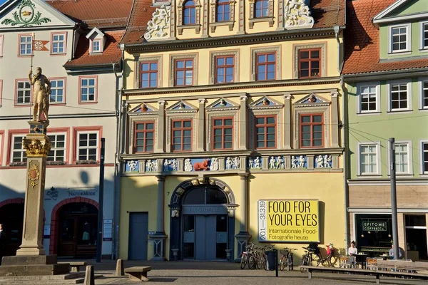 Krásné Historické Město Erfurt Durynsku Německo — Stock fotografie