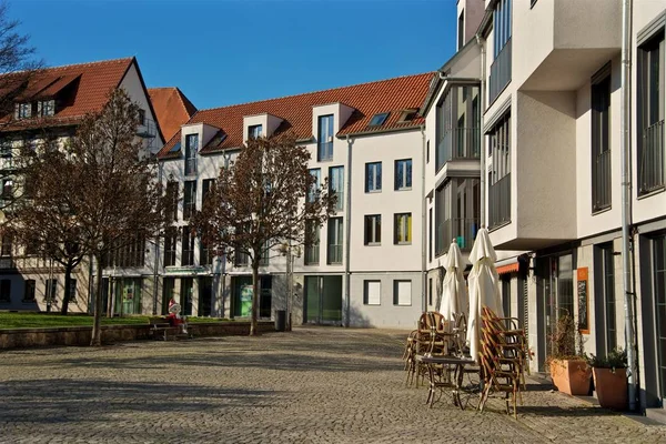 Vacker Historisk Stad Erfurt Thüringen Tyskland — Stockfoto