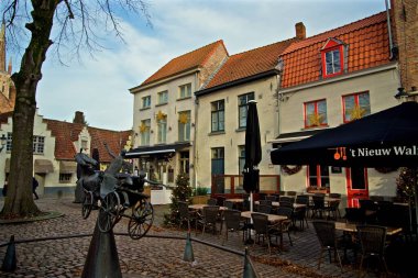 Beatiful historical city center of Brugge / Brugges, Belgium
