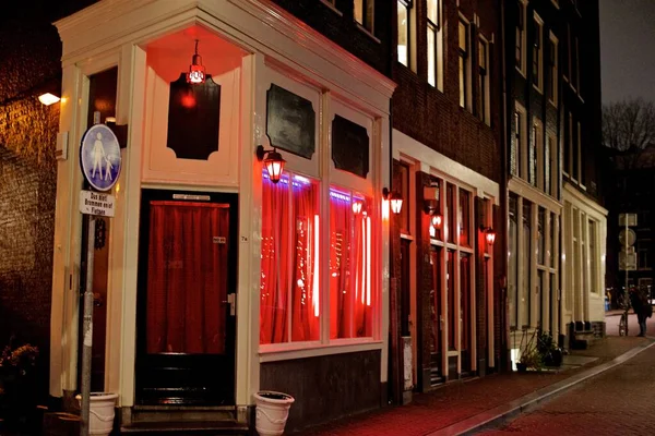 Hermoso Centro Histórico Ámsterdam Países Bajos — Foto de Stock
