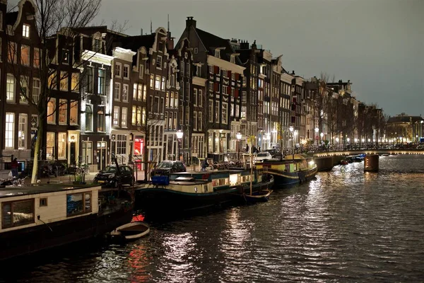 Bellissimo Centro Storico Amsterdam Paesi Bassi — Foto Stock
