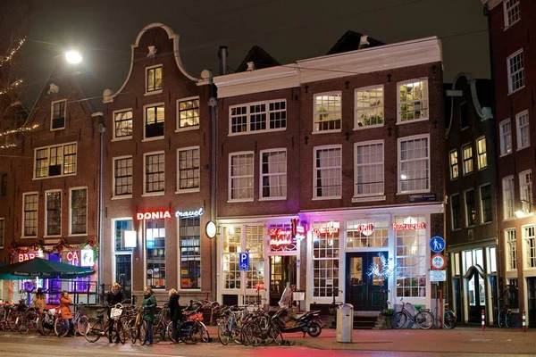 Piękne Historyczne Centrum Amsterdamu Holandia — Zdjęcie stockowe