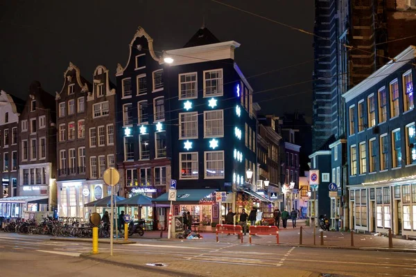 Schönes Historisches Zentrum Von Amsterdam Niederlande — Stockfoto