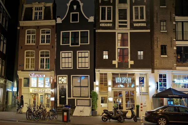 Schönes Historisches Zentrum Von Amsterdam Niederlande — Stockfoto