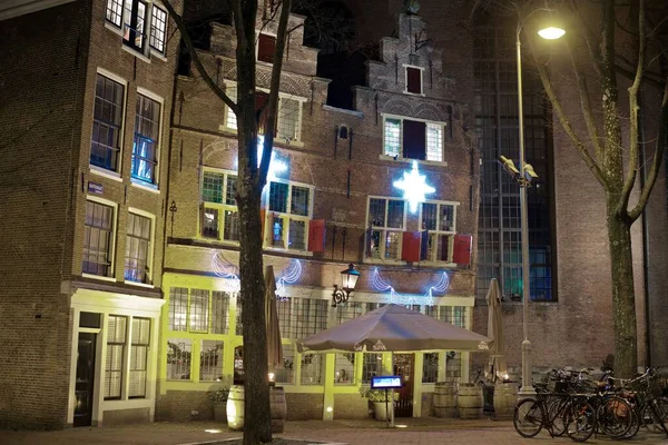 Hermoso Centro Histórico Ámsterdam Países Bajos — Foto de Stock