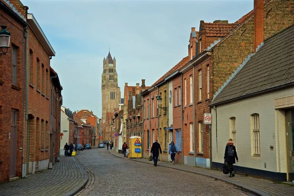 Beatiful Historical City Center Brugge Brugges Belgium — Stock fotografie
