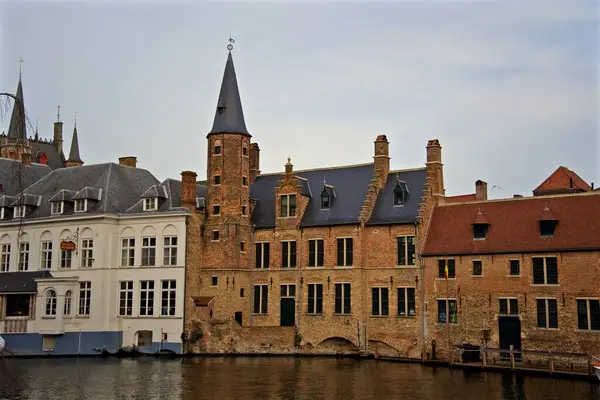 Bellissimo Centro Storico Brugge Brugges Belgio — Foto Stock