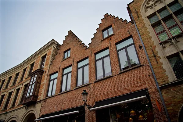 Beatiful Historical City Center Brugge Brugges Belgium — ストック写真