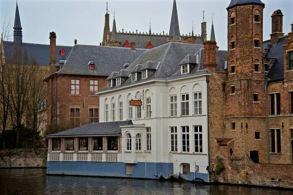 Bellissimo Centro Storico Brugge Brugges Belgio — Foto Stock