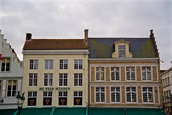 Bellissimo Centro Storico Brugge Brugges Belgio — Foto Stock