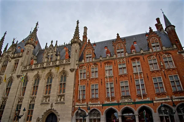 Beatiful Historical City Center Brugge Brugges Belgium — Stok fotoğraf