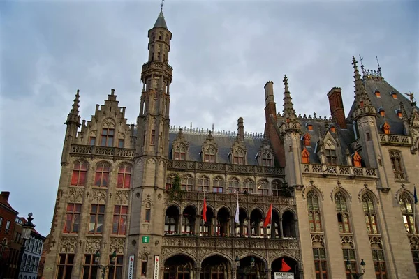 Bellissimo Centro Storico Brugge Brugges Belgio — Foto Stock