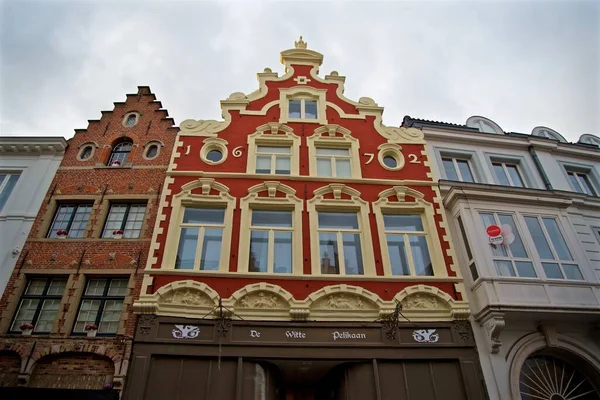 Beatiful Centro Histórico Brujas Brujas Bélgica — Foto de Stock