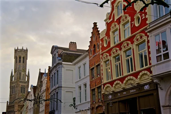 Beatiful Historical City Center Brugge Brugges Belgium — Stok fotoğraf