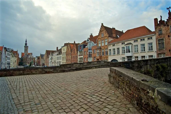 Bellissimo Centro Storico Brugge Brugges Belgio — Foto Stock