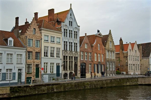 Beatiful Centro Histórico Cidade Brugge Brugges Bélgica — Fotografia de Stock