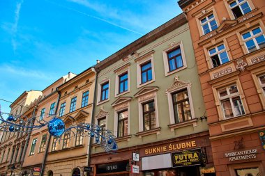 Krakow tarihi merkezi Polonya