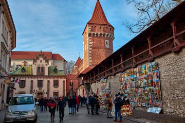 Krakow tarihi merkezi Polonya