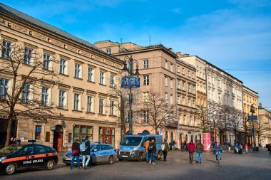 Krakow tarihi merkezi Polonya