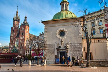 Krakow tarihi merkezi Polonya